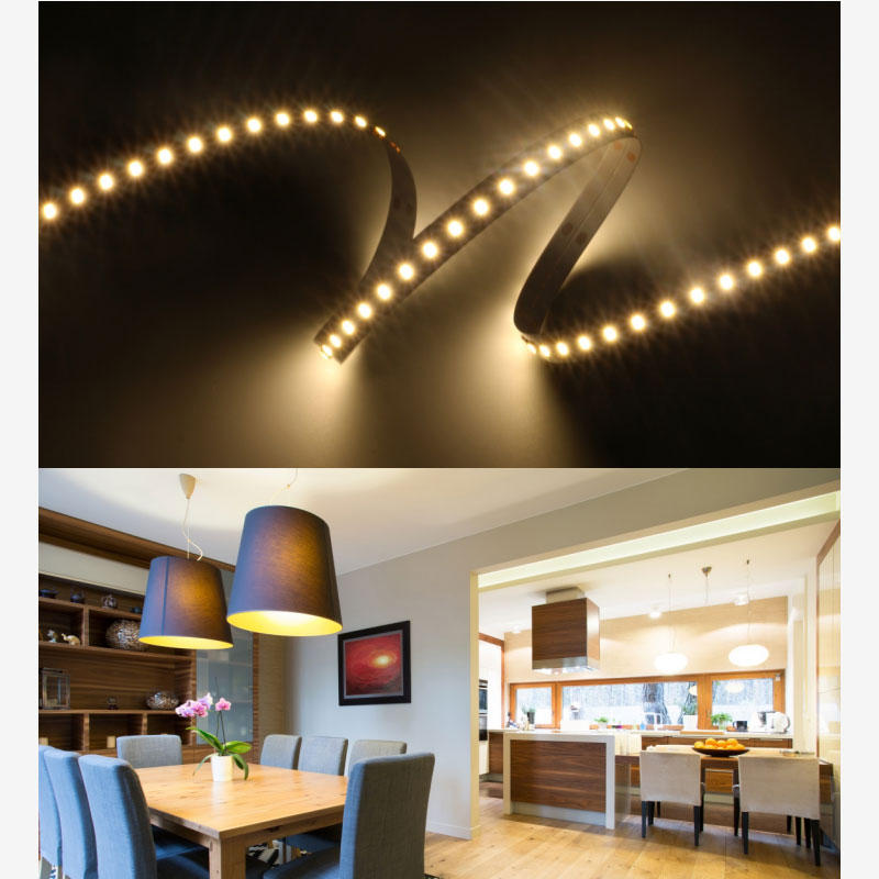 မိုးလုံလေလုံ Led Strip Lights သည်လူနေအိမ်နှင့်စီးပွားဖြစ်အလင်းရောင်အသွင်ပြောင်းလဲ။