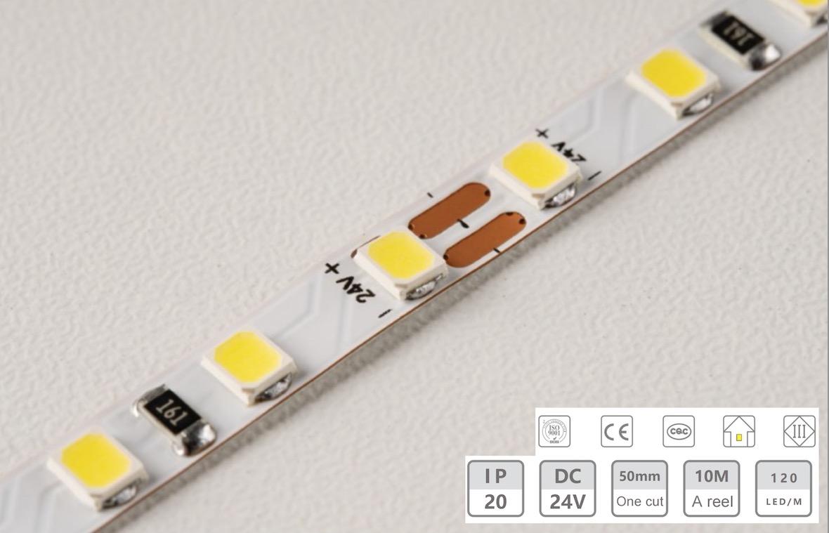 24V-5mm monochrome low-voltage light strip