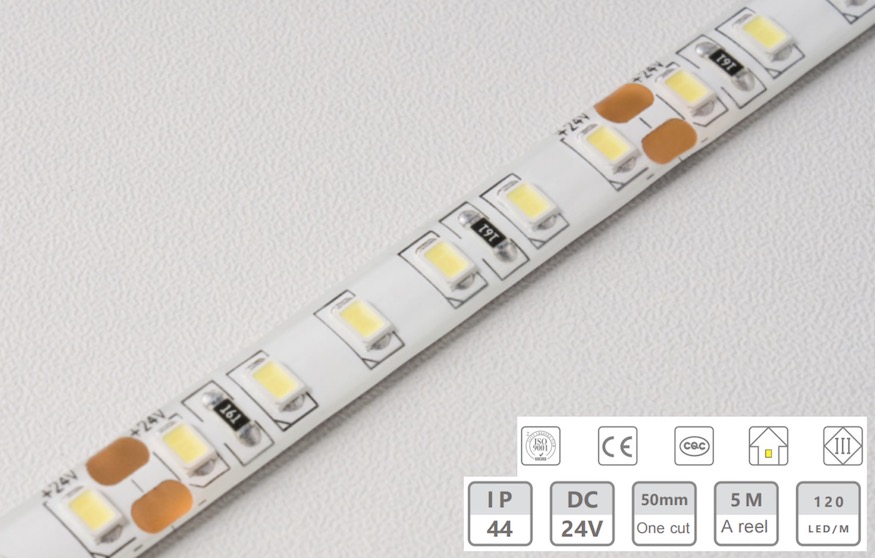 24V-8MM-IP44 Low-Voltage Light Strip